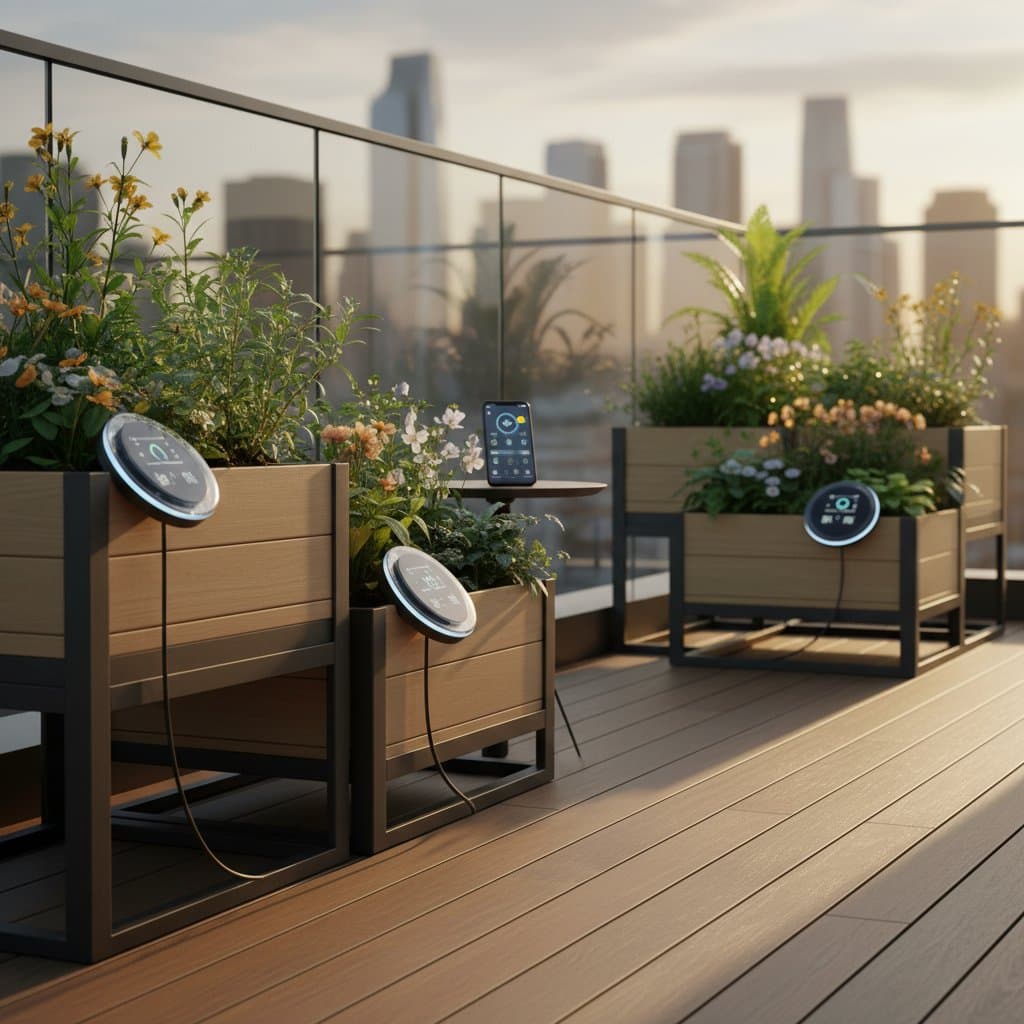 Featured image for Solar AI Sensors Cut Deck Garden Water Use by a Third