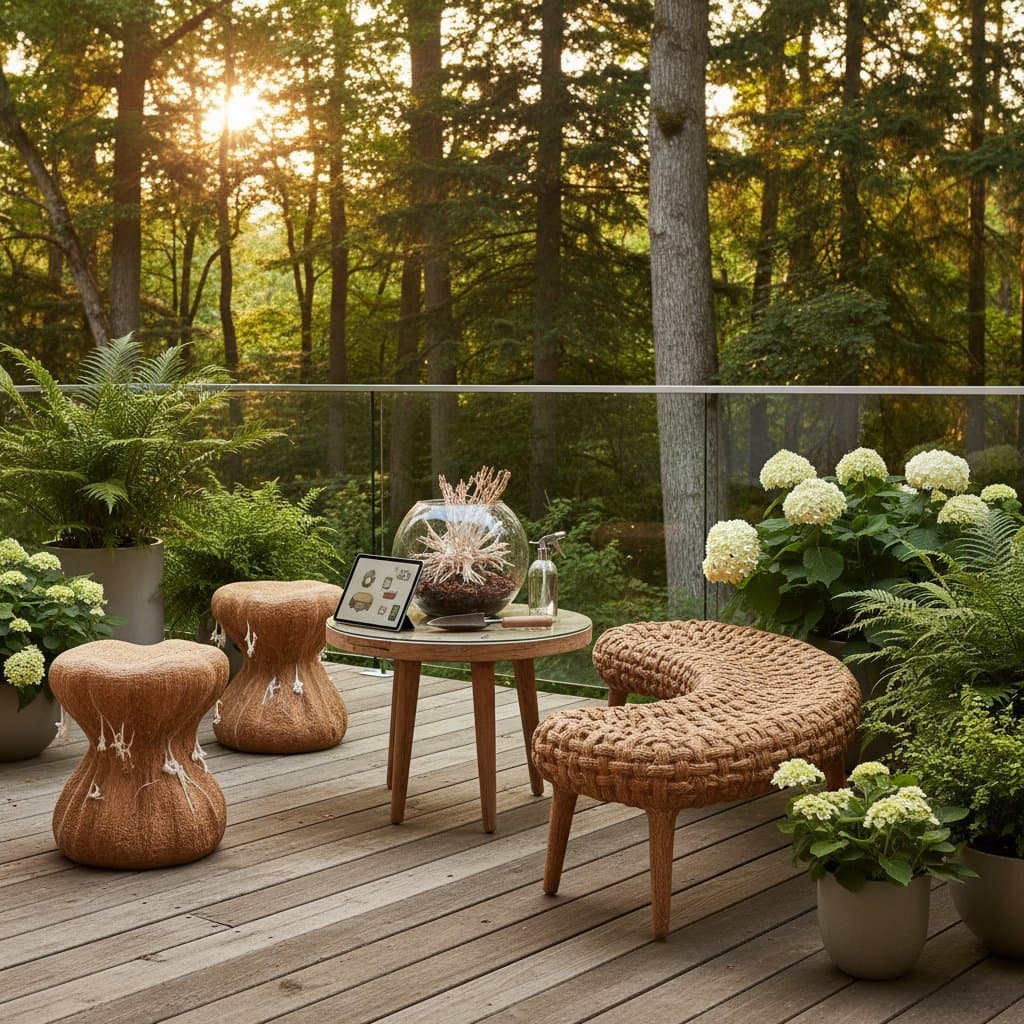 Featured image for Grow Fungus Into Biodegradable Deck Furniture
