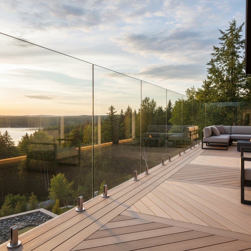 Featured image for Frameless Glass Railings Keep Views Open and Safe