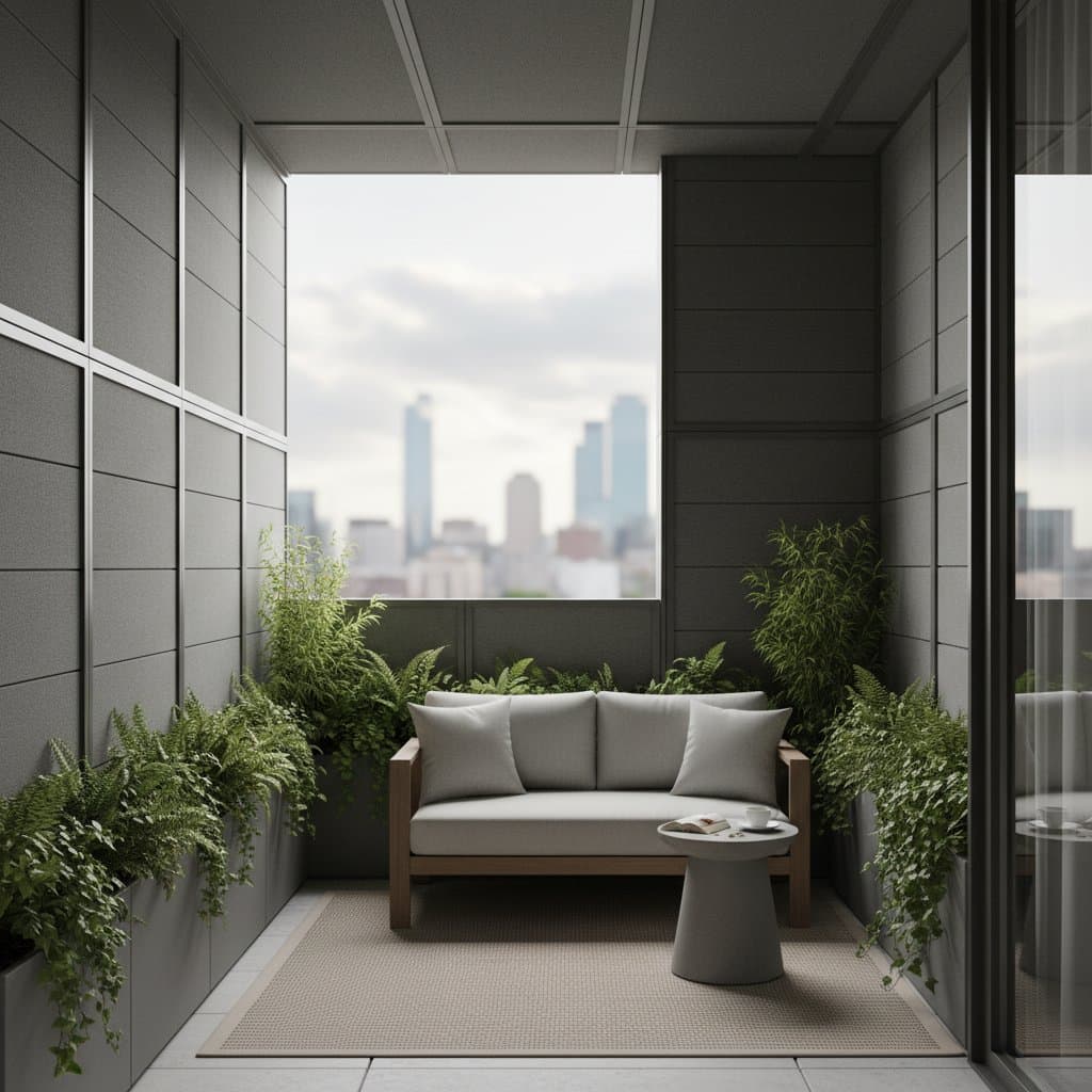 Featured image for Cut Balcony Noise by 50% with Acoustic Panels