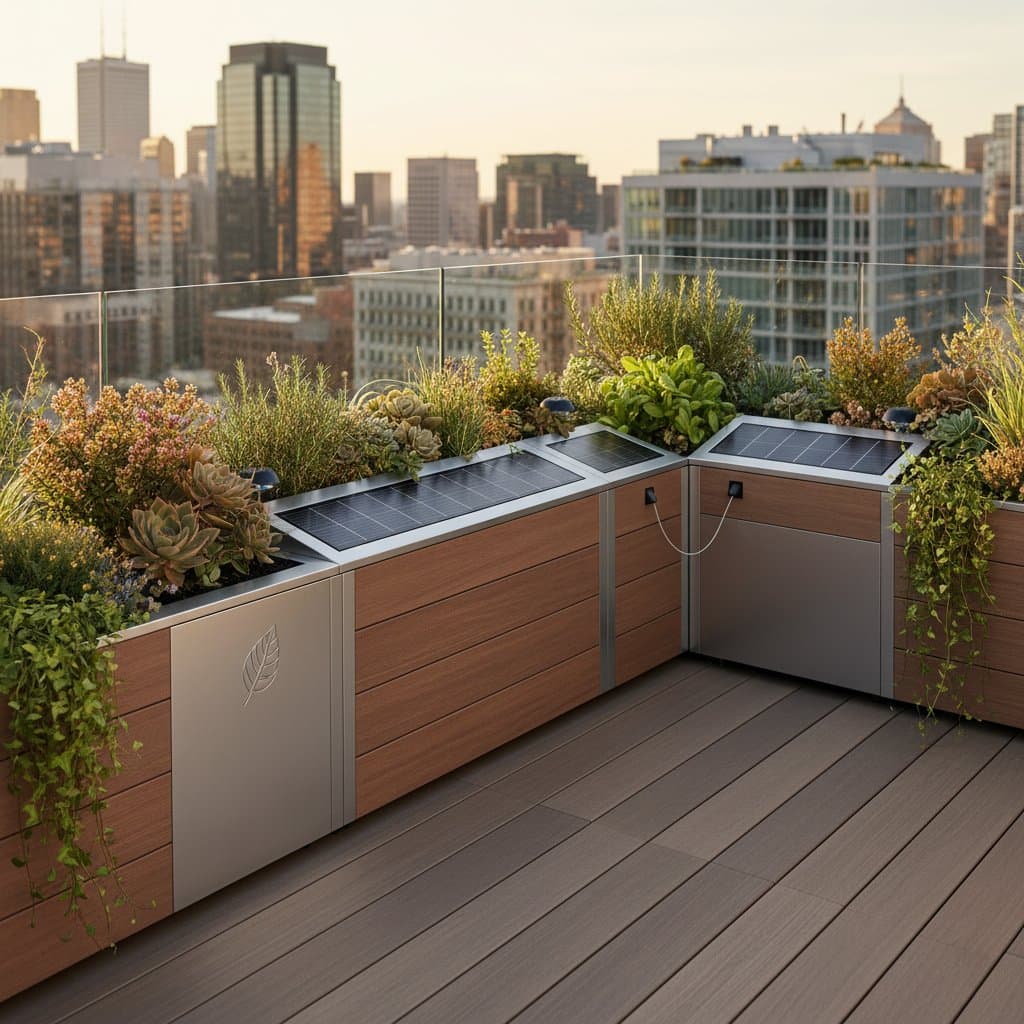 Featured image for Smart Solar Planters Cut Deck Watering to Zero