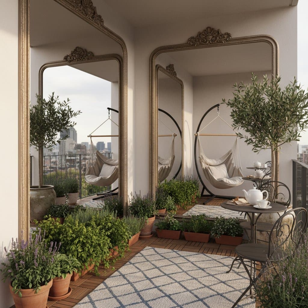Featured image for The Mirror Trick That Doubles Your Balcony Space