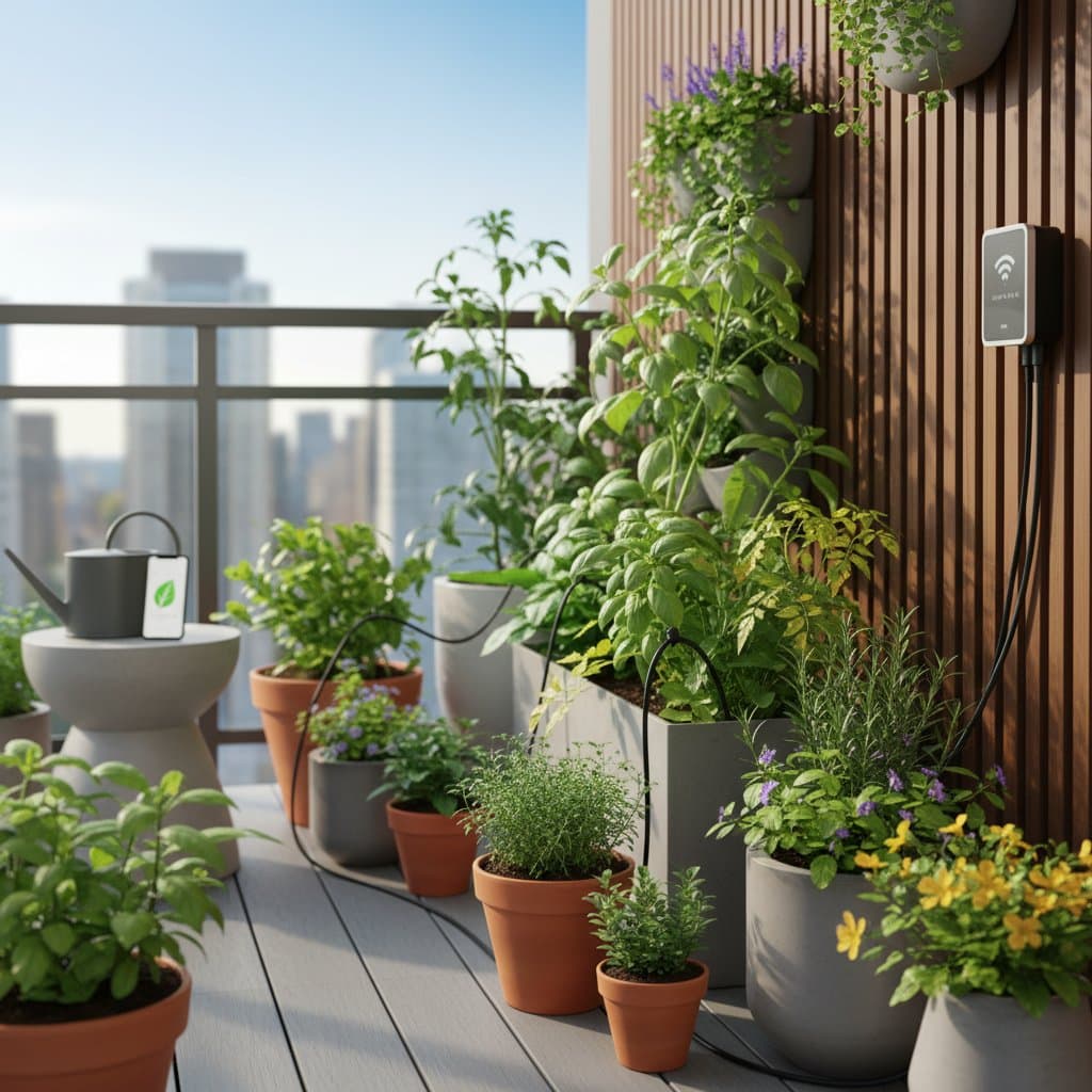 Featured image for Automate Your Balcony Garden with Micro-Drip Systems
