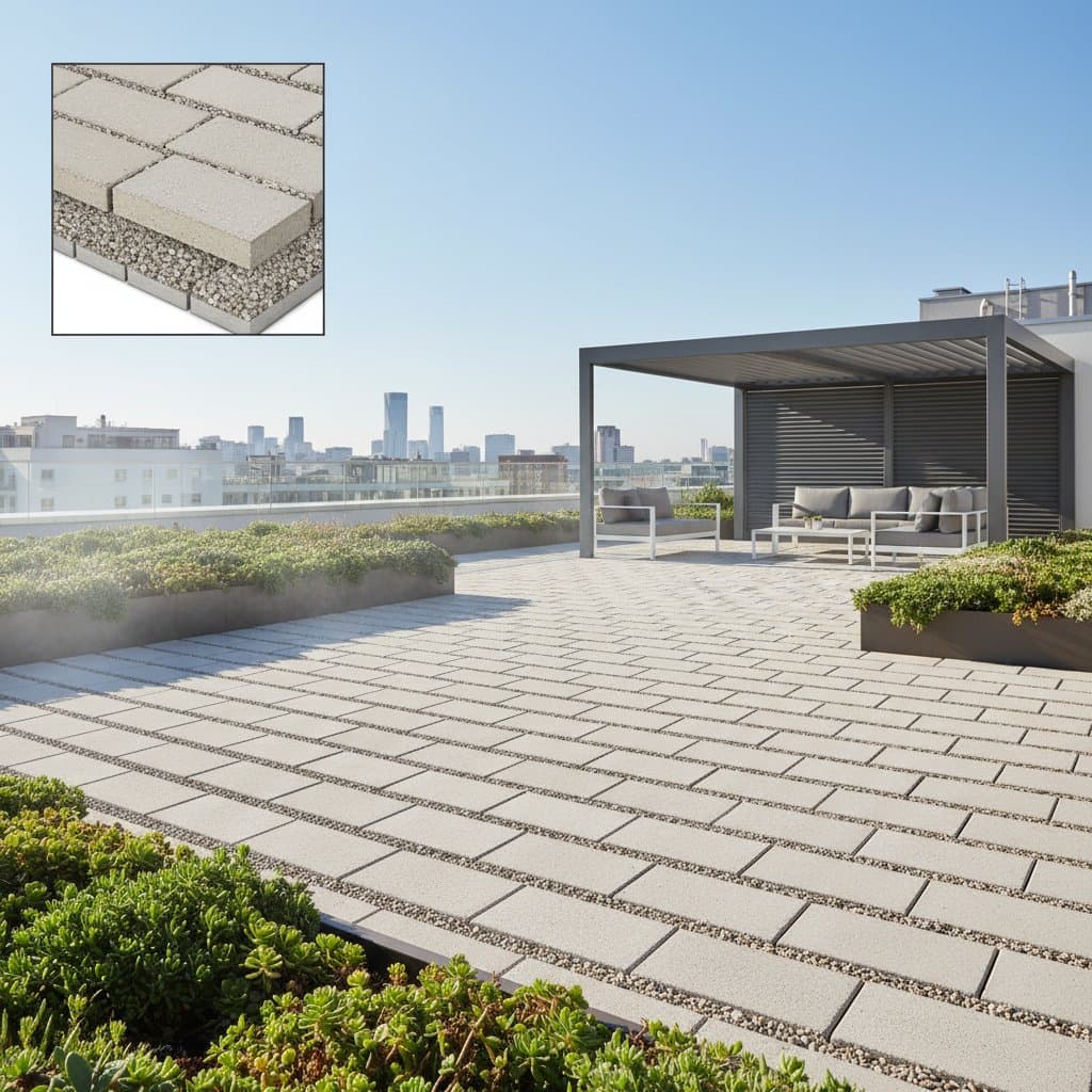 Featured image for Permeable Pavers Cut Rooftop Heat by 15 Degrees