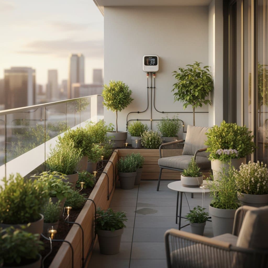 Featured image for One Valve Waters 50+ Balcony Pots Automatically