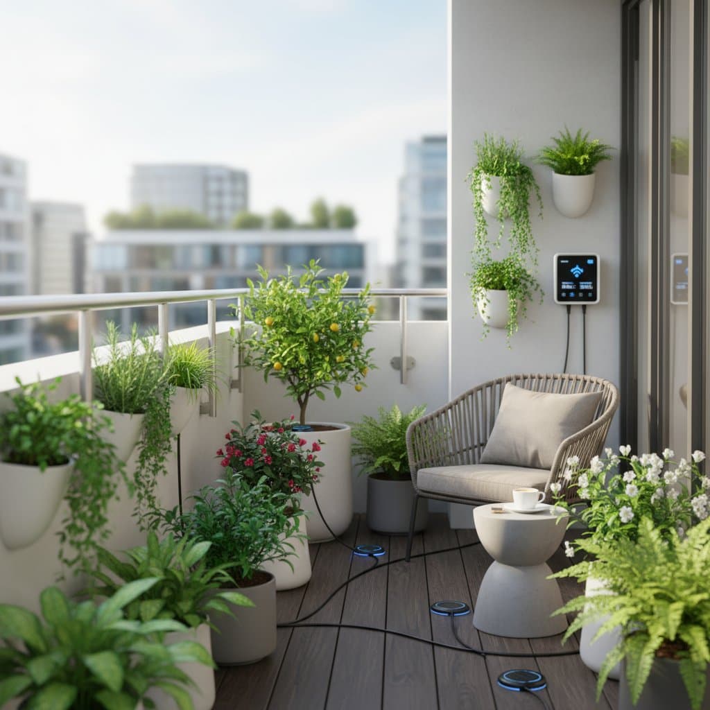 Featured image for Smart Irrigation Solves the Urban Balcony Garden Problem