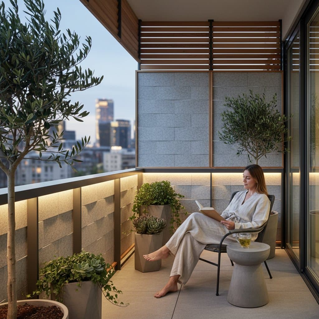 Featured image for Acoustic Screens Turn Noisy Balconies Into Quiet Retreats