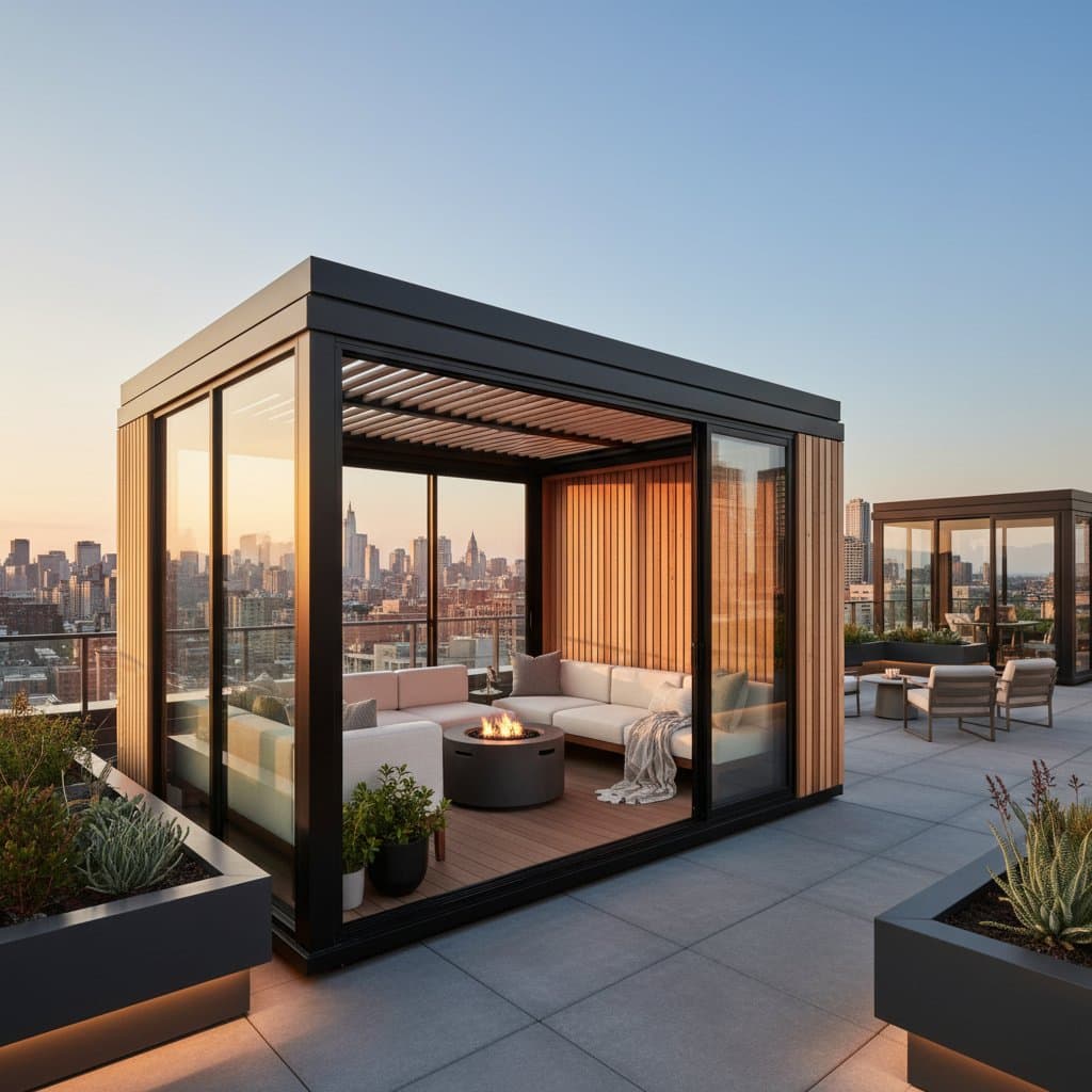 Featured image for Prefab Pods Turn Empty Rooftops Into Outdoor Rooms