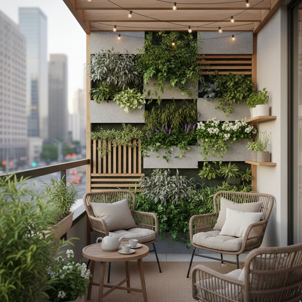 Featured image for Acoustic Garden Walls Block Noise on Small Balconies