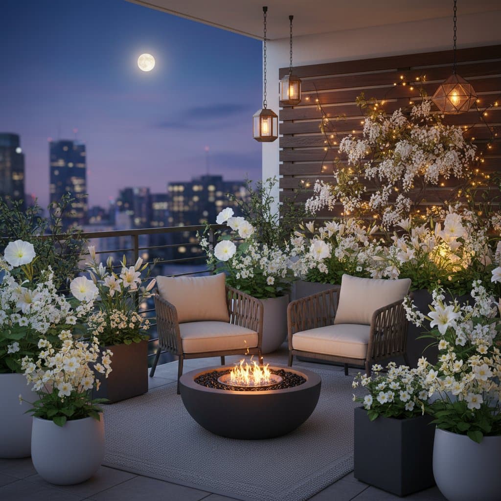 Featured image for Night Gardens That Glow After Dark in Small Spaces