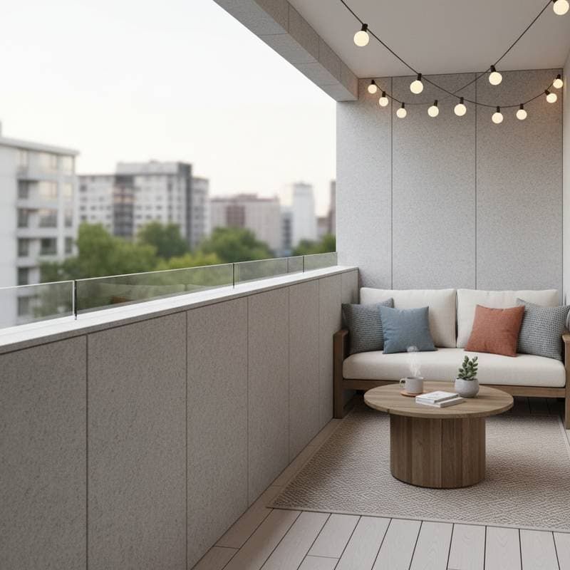 Featured image for Cut Balcony Noise by 60% with Acoustic Panels