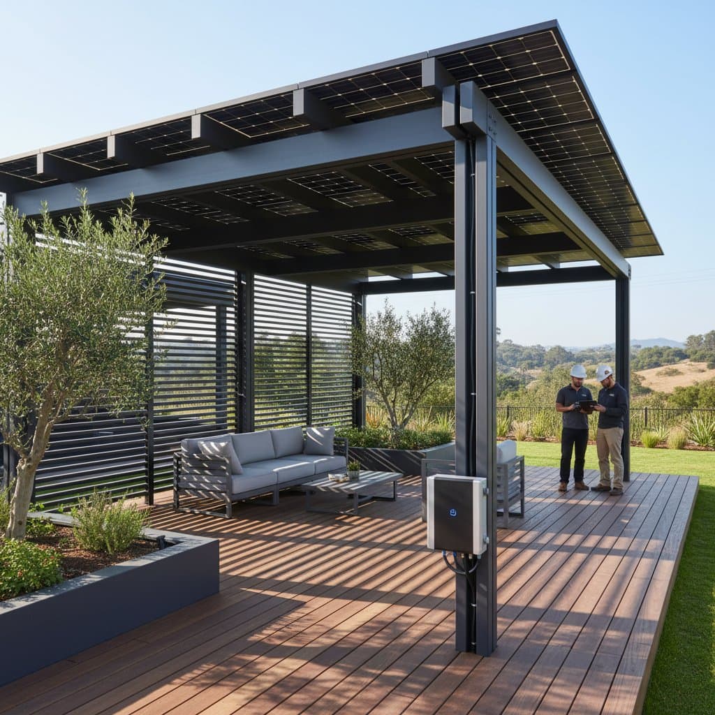 Featured image for Solar Pergolas Cut Energy Bills While Shading Your Deck