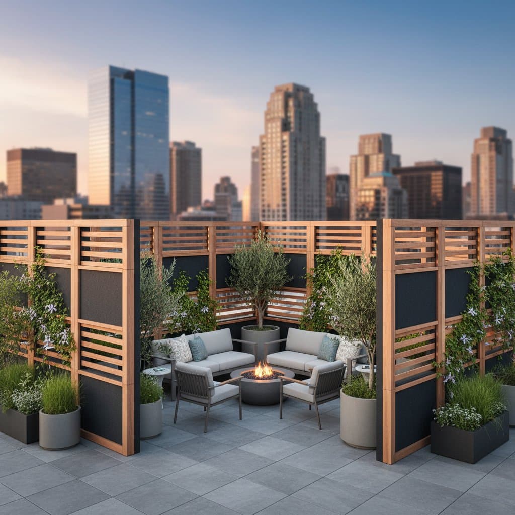 Featured image for Acoustic Screens Turn Noisy Rooftops Into Calm Retreats