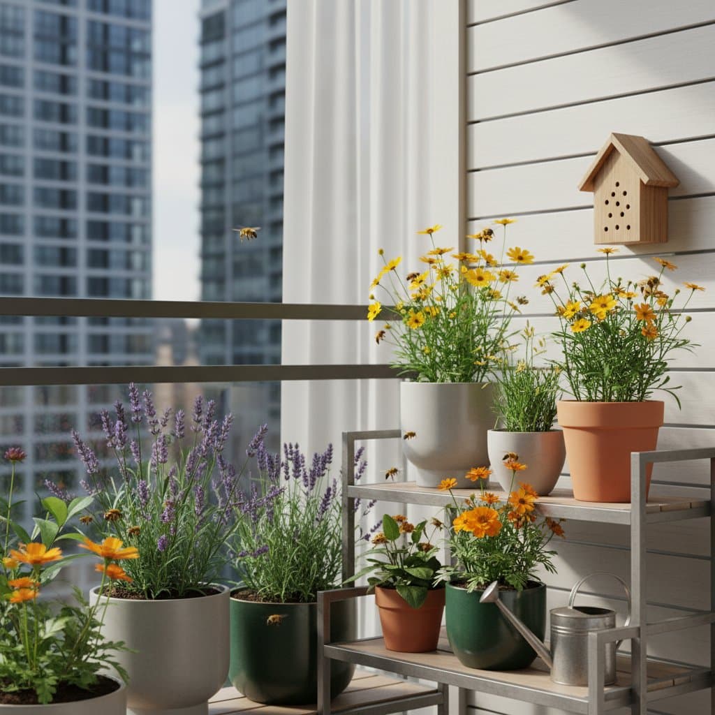 Featured image for Three Square Feet of Balcony That Feeds Urban Bees