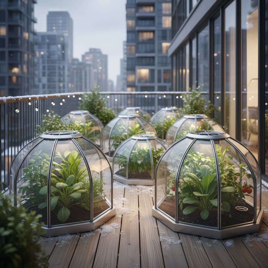 Featured image for Microclimate Pods Extend Growing Season on Balconies