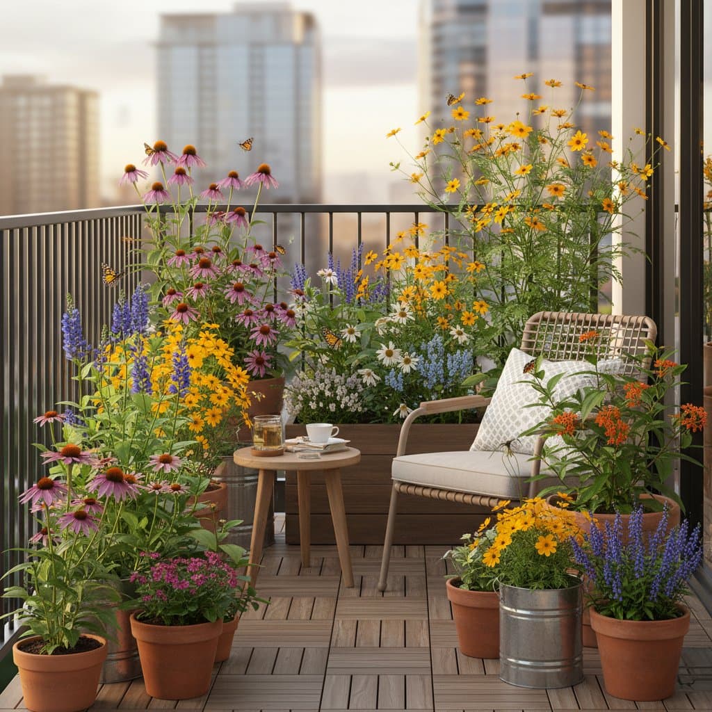Featured image for Native Plants Turn Small Balconies into Butterfly Havens