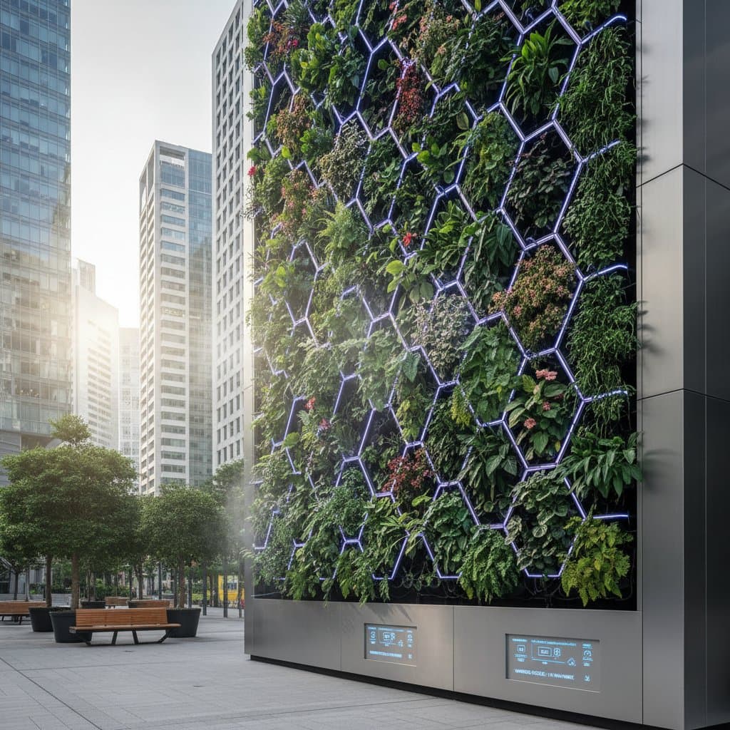 Featured image for AI Plant Walls Cut Daily Watering to 10 Minutes a Week