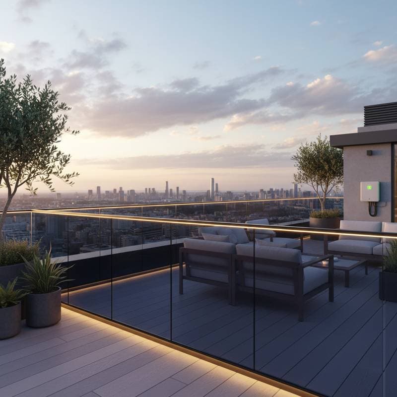 Featured image for Turn Rooftop Railings into Solar Power Generators