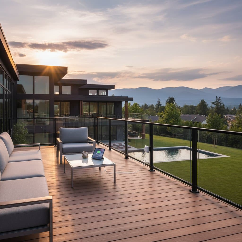 Featured image for Solar Railings Turn Your Deck Into a Power Source