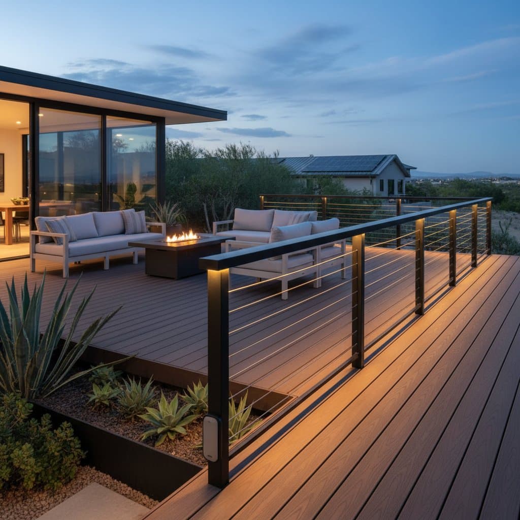 Featured image for Solar Railings Cut Deck Lighting Costs to Zero