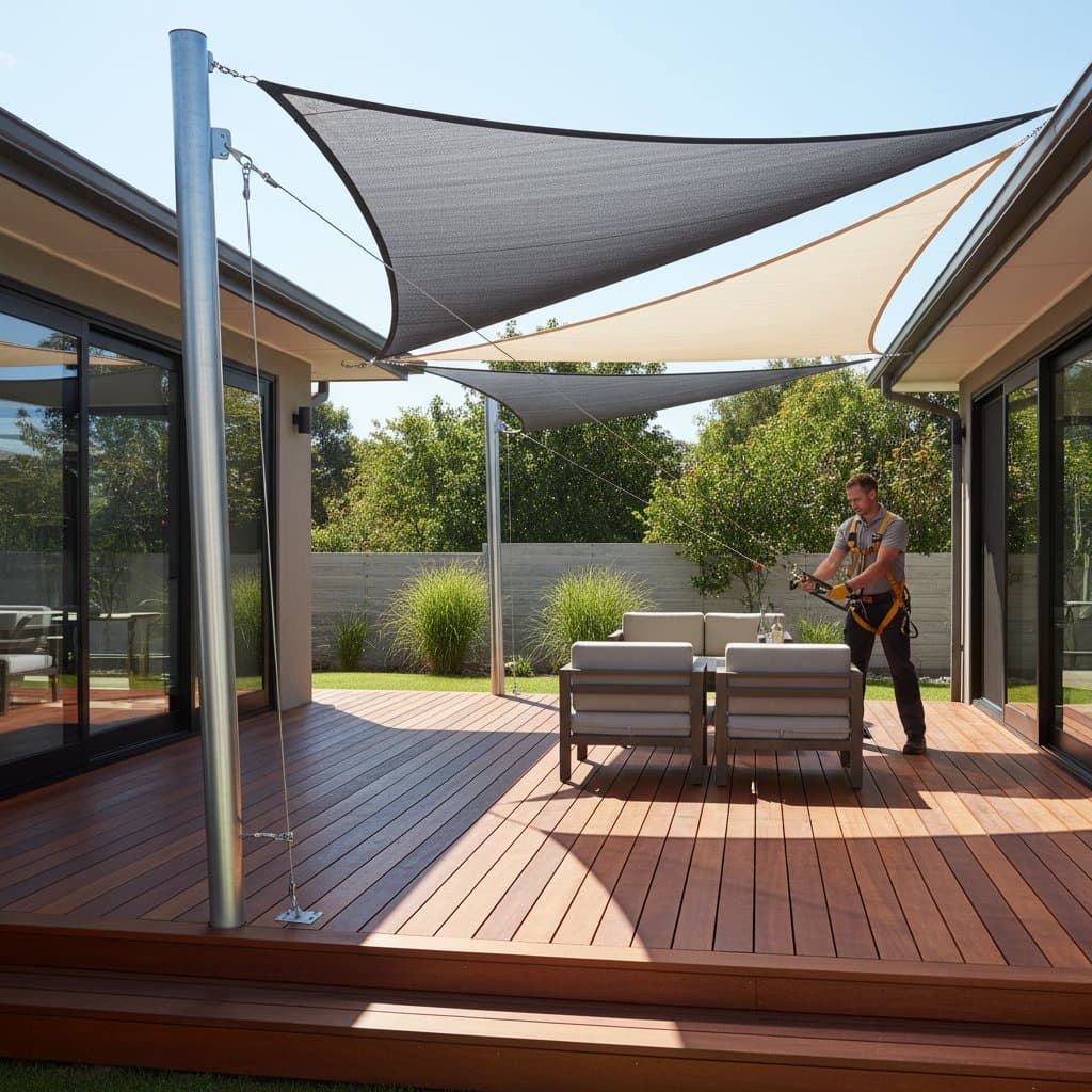 Featured image for Shade Sails Block 95% of UV While Cooling Your Deck