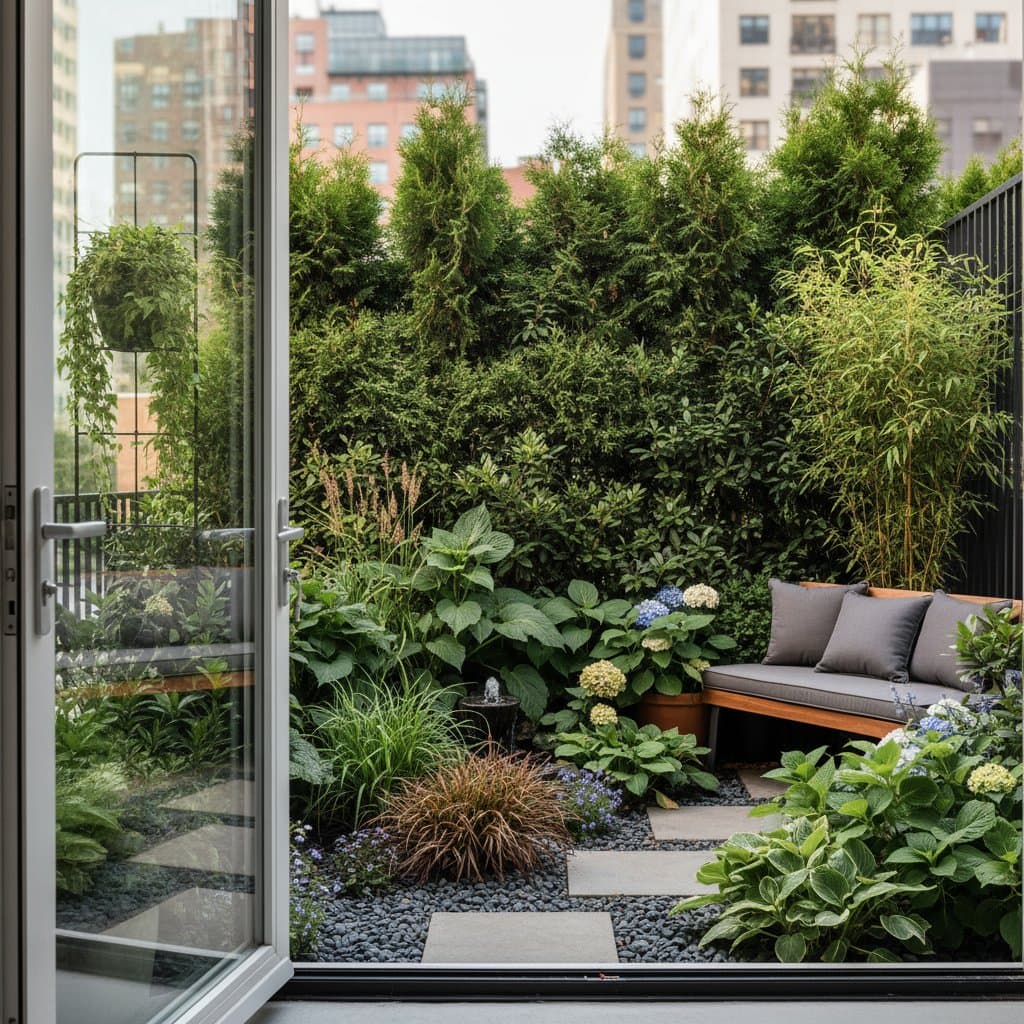 Featured image for Using Plants to Block Noise in Tiny City Gardens