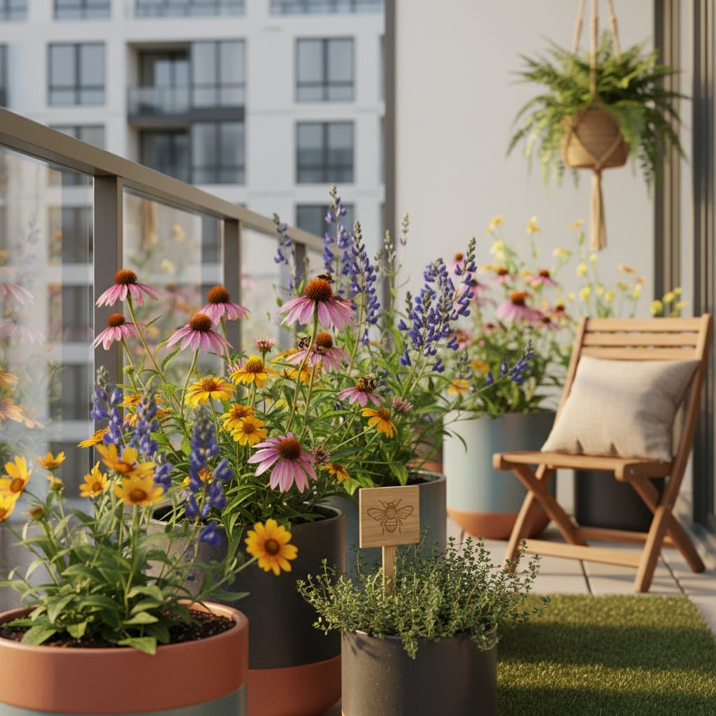 Featured image for Native Plants Turn Balconies into Bee Havens