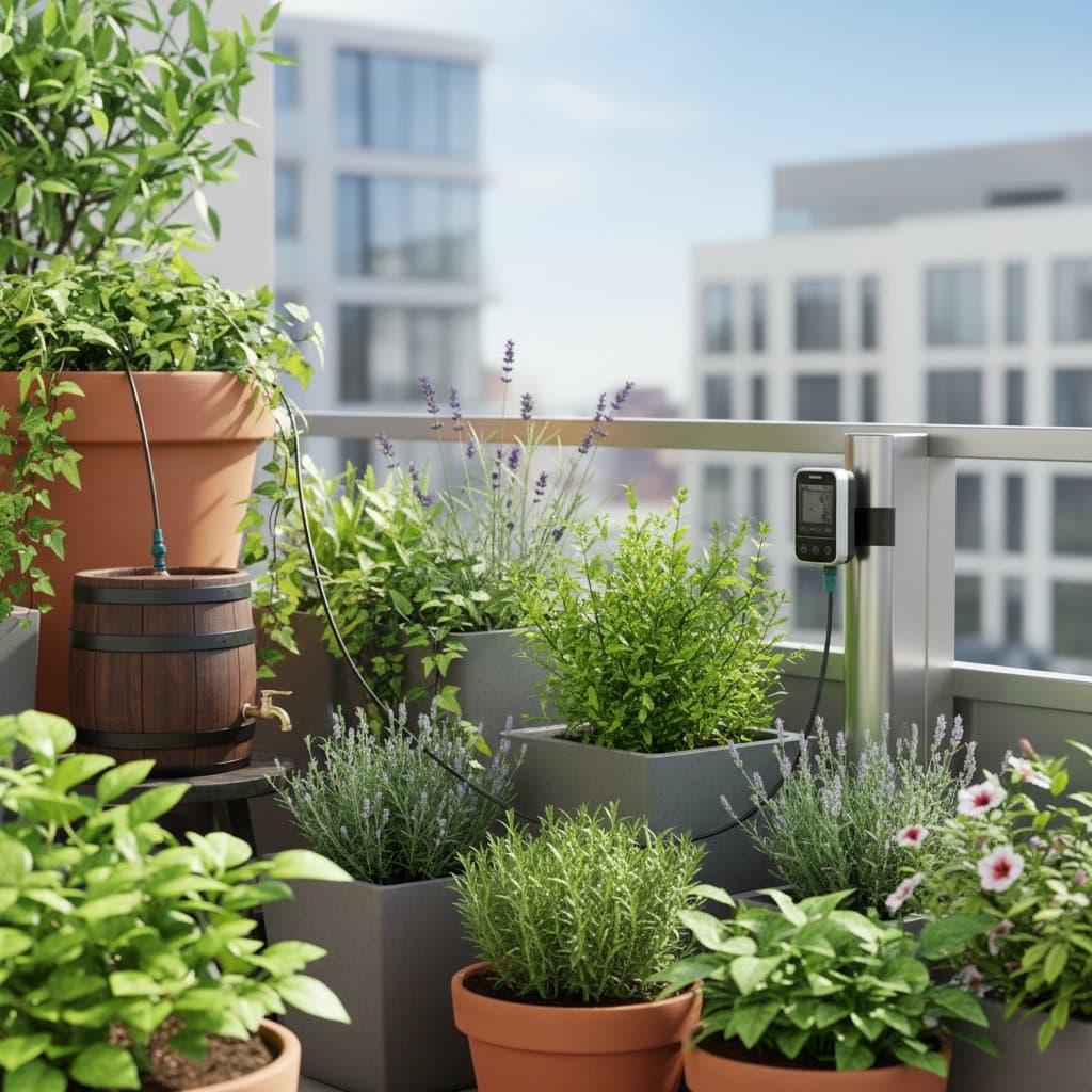 Featured image for Micro-Drip Systems Keep Balcony Plants Watered for You