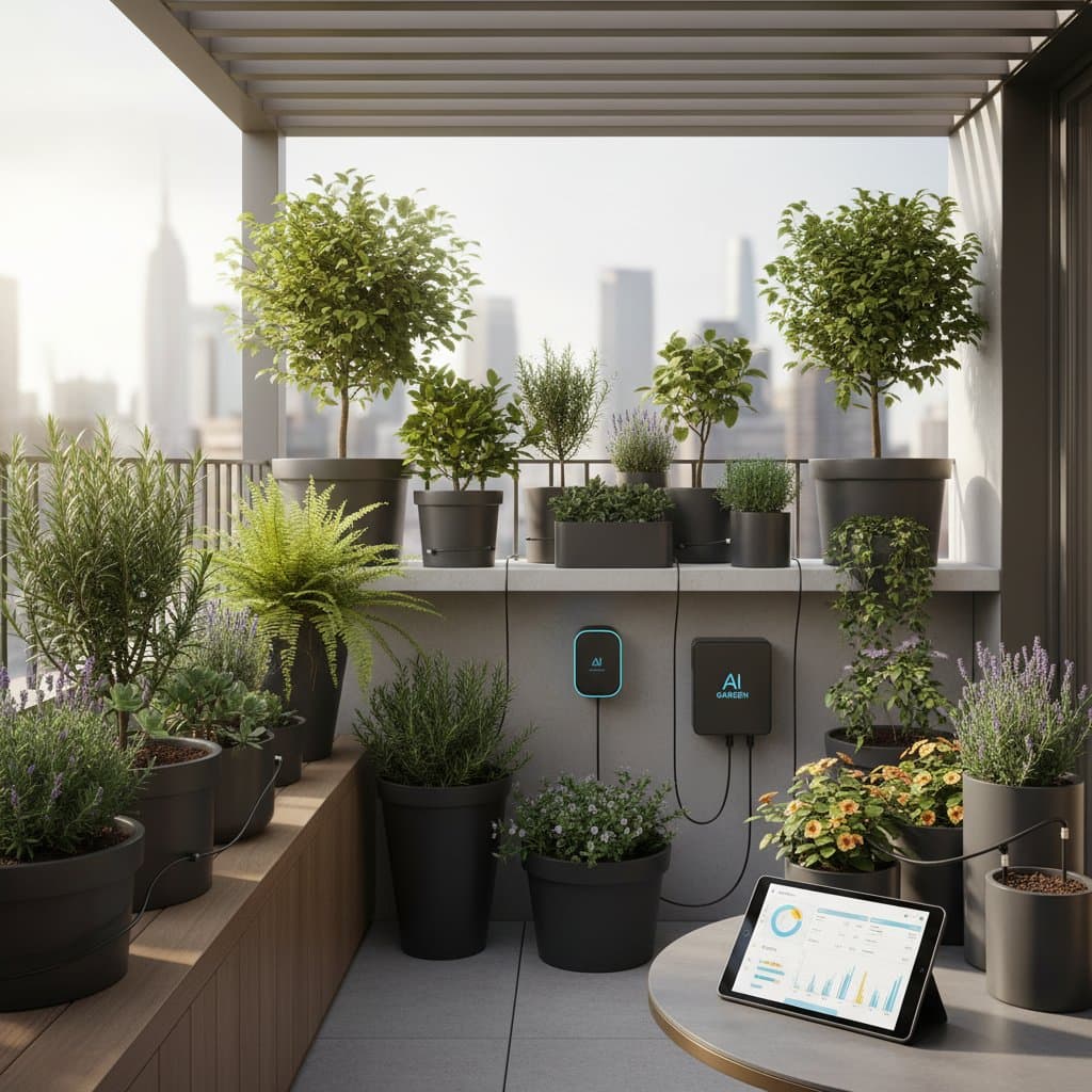 Featured image for AI Drip Systems End Daily Balcony Watering Stress