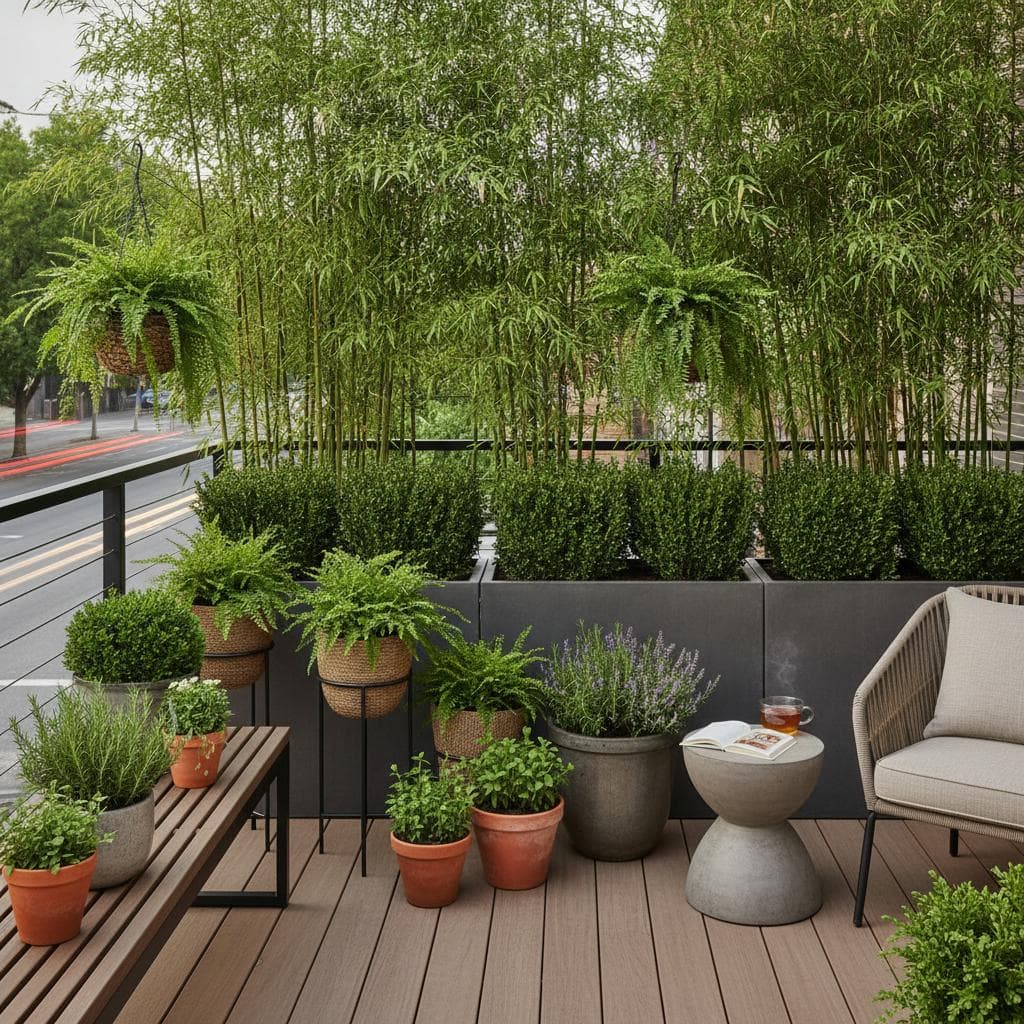 Featured image for Plants That Absorb Traffic Noise on Tight Urban Decks