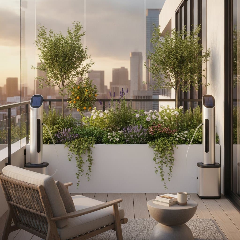 Featured image for Solar Towers Water Balcony Plants Without Outlets