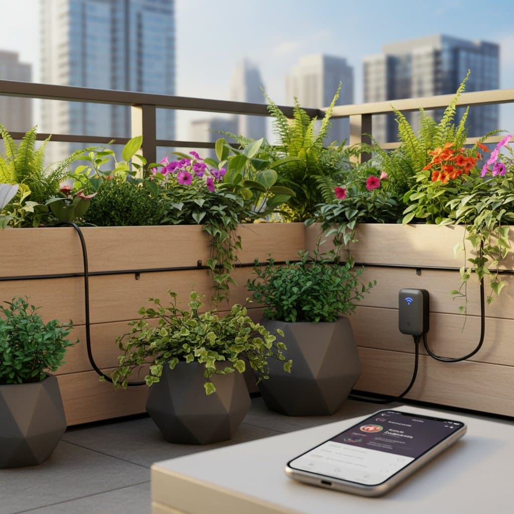 Featured image for Phone-Timed Drip Systems Keep Balcony Plants Alive