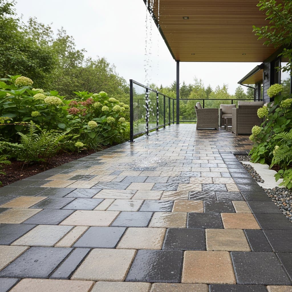 Featured image for Why Permeable Pavers Stop Deck Puddles for Good