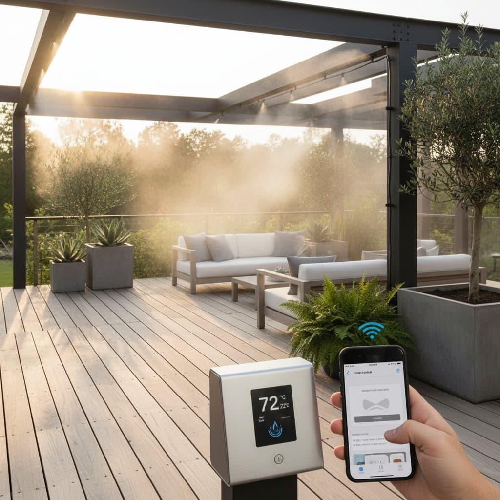 Featured image for Smart Misting Drops Deck Temperature 20 Degrees