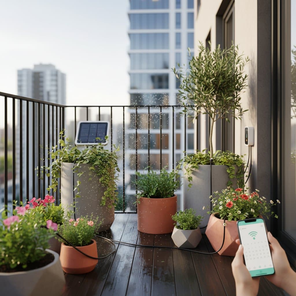 Featured image for Automate Balcony Watering With Drip Irrigation