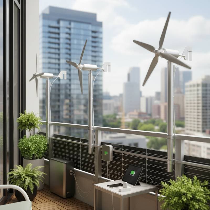Featured image for Micro Wind Turbines Turn Balcony Breezes Into Power
