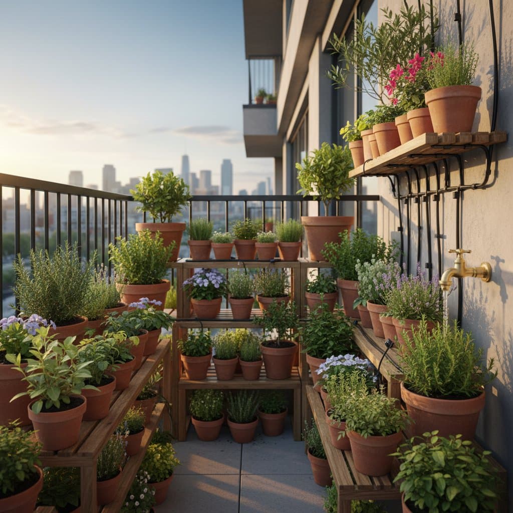 Featured image for Watering 50+ Pots From a Single Faucet