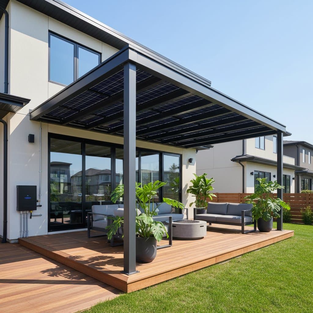 Featured image for Solar Pergolas Cut Cooling Costs and Shade Your Deck