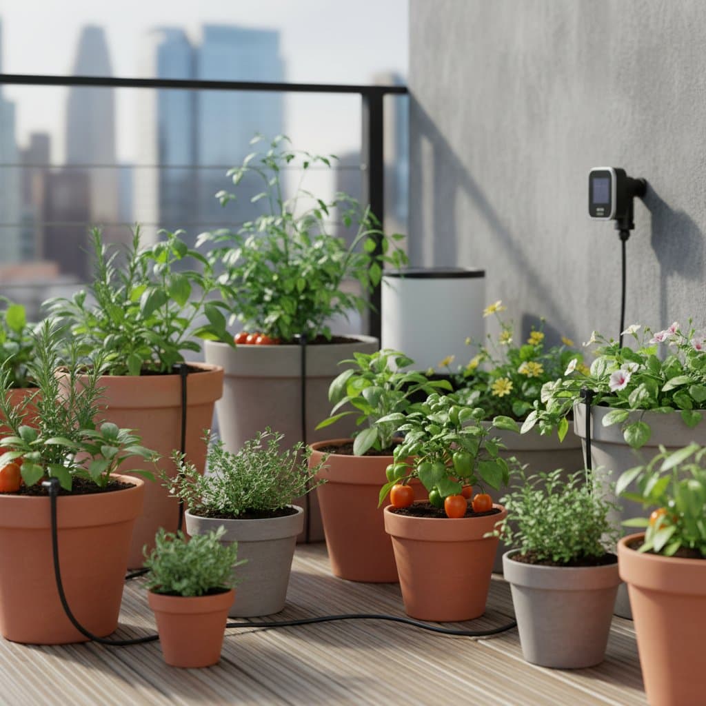 Featured image for Silent Drip Tape Solves Deck Container Watering