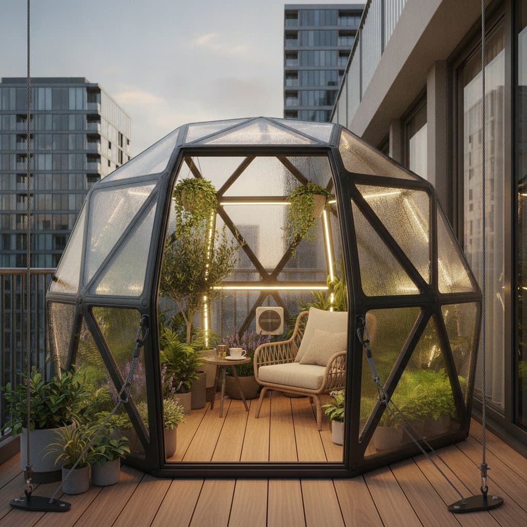 Featured image for Building a Sheltered Microclimate on Your Balcony