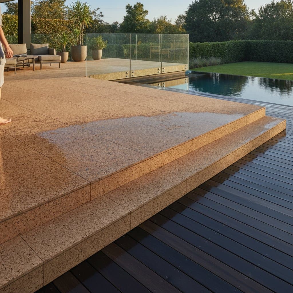 Featured image for Cork Decking Stays Grippy When Wood Gets Slick